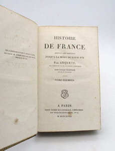 Histoire de la France depuis les gaulois jusqu'à la mort de Louis XVI