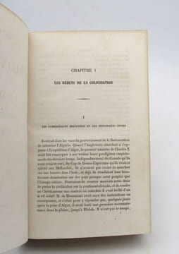 Histoire de la colonisation de l'Algérie : tome Ier seul. BAUDICOUR (Louis de)