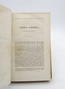 Histoire de la vie et de l'administration de Colbert contrôleur général des finances, ministre d'état de la marine, des manufactures et du commerce, surintendant des bâtiments; précédée d'un étude historique sur Nicolas Fouquet, surintendant des finances