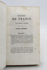 Histoire de France sous le ministère du cardinal Mazarin
