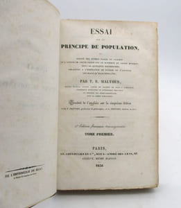 Essai sur le principe de population