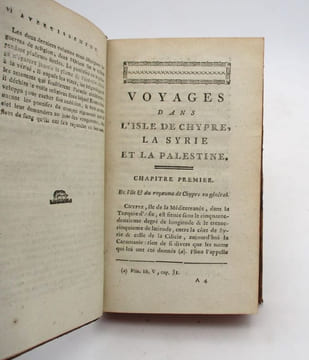 Voyages dans l'isle de Chypre, la Syrie et la Palestine, avec l'histoire générale du Levant. MARITI (Giovanni, abbé)