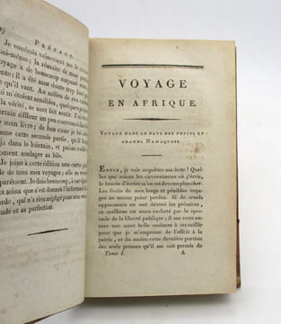 Second voyage dans l'intérieur de l'Afrique par le Cap de Bonne-Espérance, dans les années 1783, 84 et 85. LEVAILLANT (François)