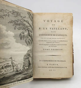 Voyage de F. Le Vaillant, dans l'intérieur de l'Afrique, par le Cap de Bonne-Espérance