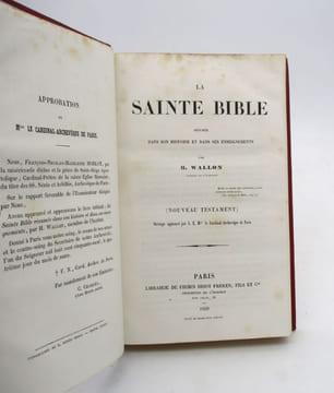 La Sainte Bible résumée dans son histoire et dans ses enseignements. WALLON (H.)