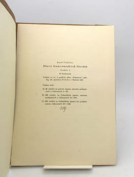 Hlavy francouzskych literatu. VOTLUCKA (Karel)