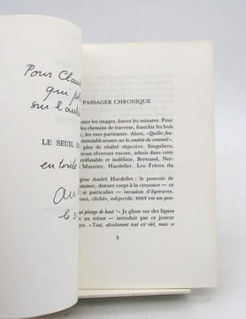 Ma Main... : Lettres inédites à Claude Seignolle. HARDELLET (André)