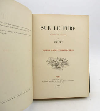 Sur le turf : Courses plates et Steeple Chases. CRAFTY [GÉRUZEZ (Victor Eugène) pseud.]