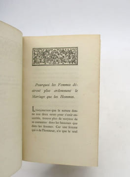 Du mariage par un philosophe du XVIIIe siècle. undefined