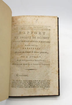 Rapport et projet de décret sur les troubles arrivés à Beaucaire le premier avril 1793 [suivi de:] Rapport fait à la Convention Nationale, au nom du ...