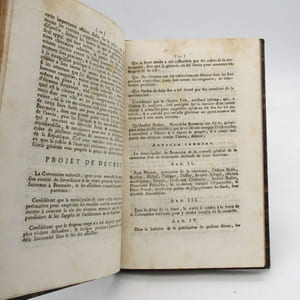 Rapport et projet de décret sur les troubles arrivés à Beaucaire le premier avril 1793 [suivi de:] Rapport fait à la Convention Nationale, au nom du Comité de sûreté Générale, le 4 Messidor de l'an 3 de la République française, sur les véritables causes des troubles arrivés à Beaucaire le premier avril 1793