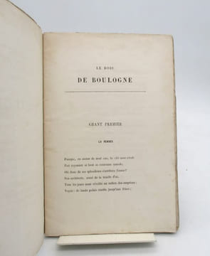 Le Bois de Boulogne : Poëme en deux chants. BARTHÉLÉMY (Auguste)