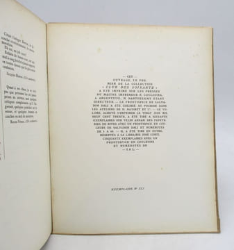 Second manifeste du Surréalisme. BRETON (André); DALI (Salvador)