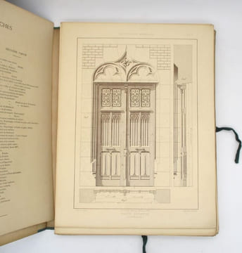 La Menuiserie moderne (compositions nouvelles) [et] Supplément à la menuiserie moderne (menuiserie nouvelle et pittoresque). BERTIN (Louis)