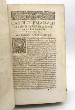 Codex Fabrianus definitionum forensium et rerum in Sacro Sabaudiae senatum tractatarum. FAVRE (Antoine)