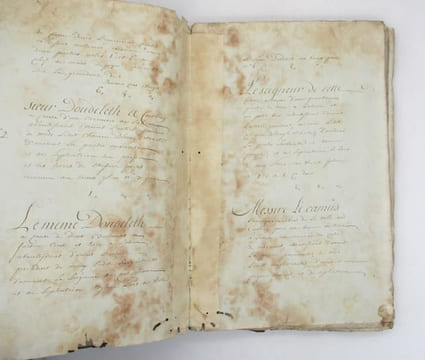Carte figurative et renouvellement des tenans et aboutissans [...] de certaine disme de la seigneurie de Spÿrs situé au village de Curne chatelenie de ...