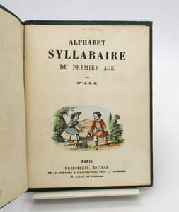 Alphabet-Syllabaire du premier âge
