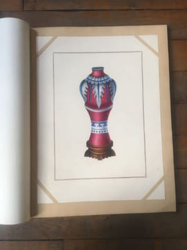 Vases japonais. BEAUVALLET DE SAINT-VICTOR (dit le Chevalier de Saint Victor)