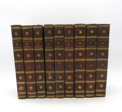 Oeuvres de Mr. Turgot, ministre d'état, précédées et accompagnées de mémoires et de notes sur sa vie, son administration et ses ouvrages. TURGOT (Anne ...