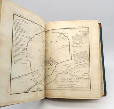 Recueil de cartes géographiques, plans, vues et médailles de l'ancienne Grèce, relatif au Voyage du jeune Anacharsis, précédé d'une analyse critique ...