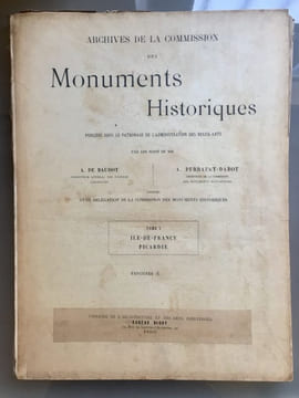 Archives de la Commission des Monuments historiques. BAUDOT (A. de); PERRAULT-DABOT (A.)