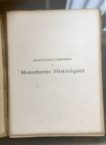 Archives de la Commission des Monuments historiques