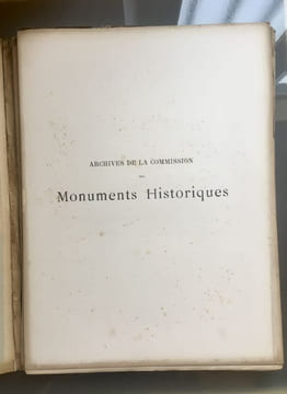 Archives de la Commission des Monuments historiques. BAUDOT (A. de); PERRAULT-DABOT (A.)