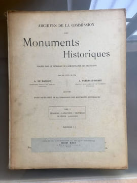 Archives de la Commission des Monuments historiques. BAUDOT (A. de); PERRAULT-DABOT (A.)