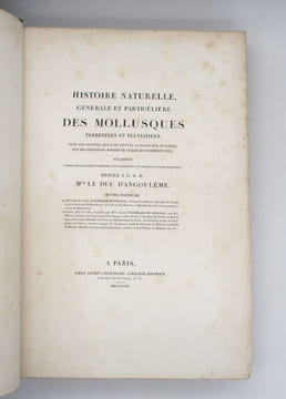 Histoire naturelle, générale et particulière des mollusques terrestres et fluviatiles, tant des espèces que l'on trouve aujourd'hui vivantes, que des ...