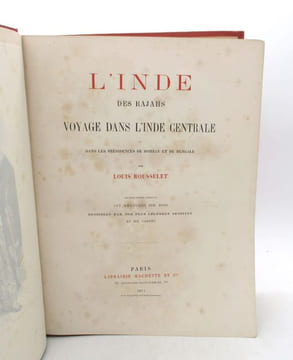 L'Inde des rajahs - Voyage dans L'Inde centrale et dans les présidences de Bombay et du Bengale. ROUSSELET (Louis)