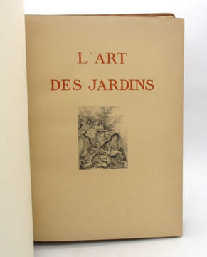 De l'art des jardins du XVe au XXe siècle. FOUQUIER (Marcel)