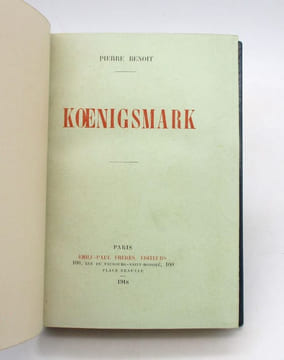 Koenigsmark. BENOÎT (Pierre)