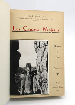 Les Causses majeures (Lozère, Aveyron, Gard, Hérault). MARTEL (E.A.)