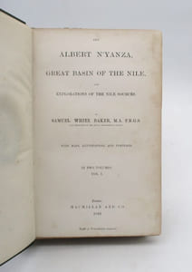 The Albert N'Yanza, Great Basin of the Nile and Explorations of the Nile Sources