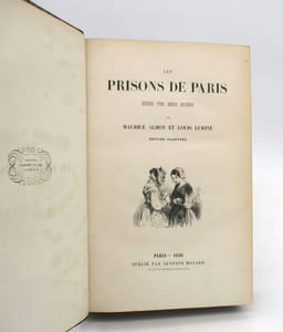 Les Prisons de Paris : histoire, types, moeurs, mystères