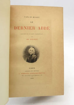 Le Dernier Abbé. MUSSET (Paul de); LALAUZE (Adolphe)