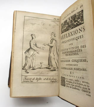 La Philosophie du bon-sens ou Réflexions philosophique sur l'incertitude des connoissances humaines à l'usage des cavaliers et du beau-sexe . ARGENS ...