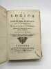 La Logica o l'Arte del pensare, contenente, oltre alle regole comuni, molte nuove osservazioni proprie a formare il giudizio. [ARNAULD (Antoine); ...