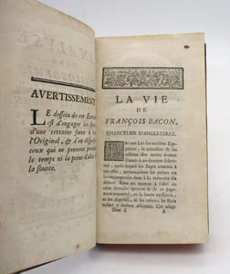 Analyse de la philosophie du chancelier François Bacon avec sa vie