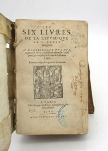 Les Six Livres de la République de J. Bodin