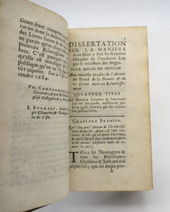 Dissertation de Mr Arnauld docteur de Sorbonne, sur la manière dont Dieu a fait les fréquens Miracle de l'ancienne Loy par le ministère des anges