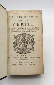 De la recherche de la vérité. Où l'on traitte de la nature de l'esprit de l'homme, & de l'usage qu'il en doit faire pour éviter l'erreur dans les ...