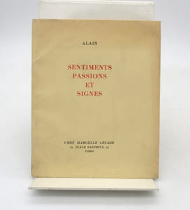 Sentiments. Passions et Signes