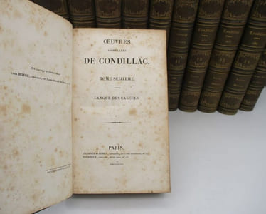 Oeuvres complètes de Condillac