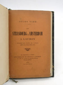 De Strasbourg à Amsterdam à l'aviron d'après les notes de voyage des excursionnistes