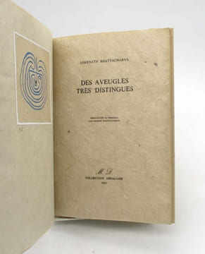 Des aveugles très distingués. BHATTACHARYA (Lokenath)