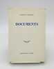 Documents. BATAILLE (Georges)