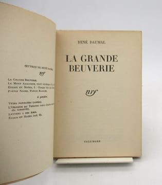 La Grande Beuverie. DAUMAL (René)