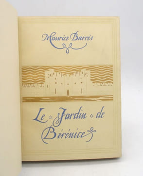 Le Jardin de Bérénice. BARRÈS (Maurice); RENAULT (Malo)