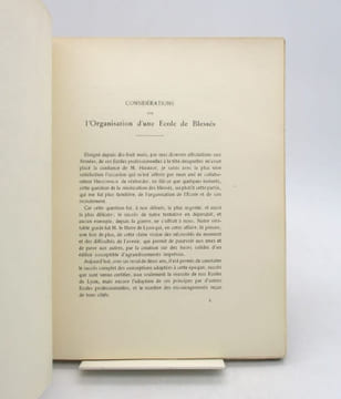 Tourvielle : Une école de rééducation professionnelle des grands blessés de la guerre. HIRSCHFELD (Gustave); FREIDA (Raphaël)